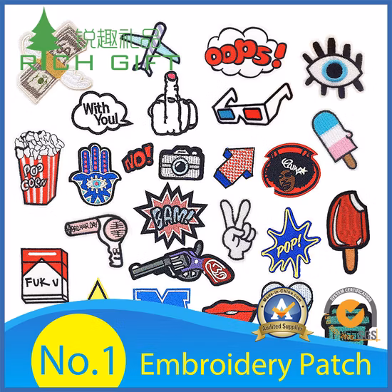 Fabricante de patch tecido/bordado com entrega garantida