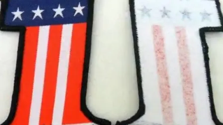 Os remendos bordados lembrança refrigeram o bordado feito sob encomenda do remendo dos crachás da escola da medalha